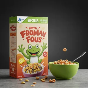 Cereal with Frog On Box 01