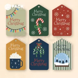 Custom Christmas Gift Hang Tags 01